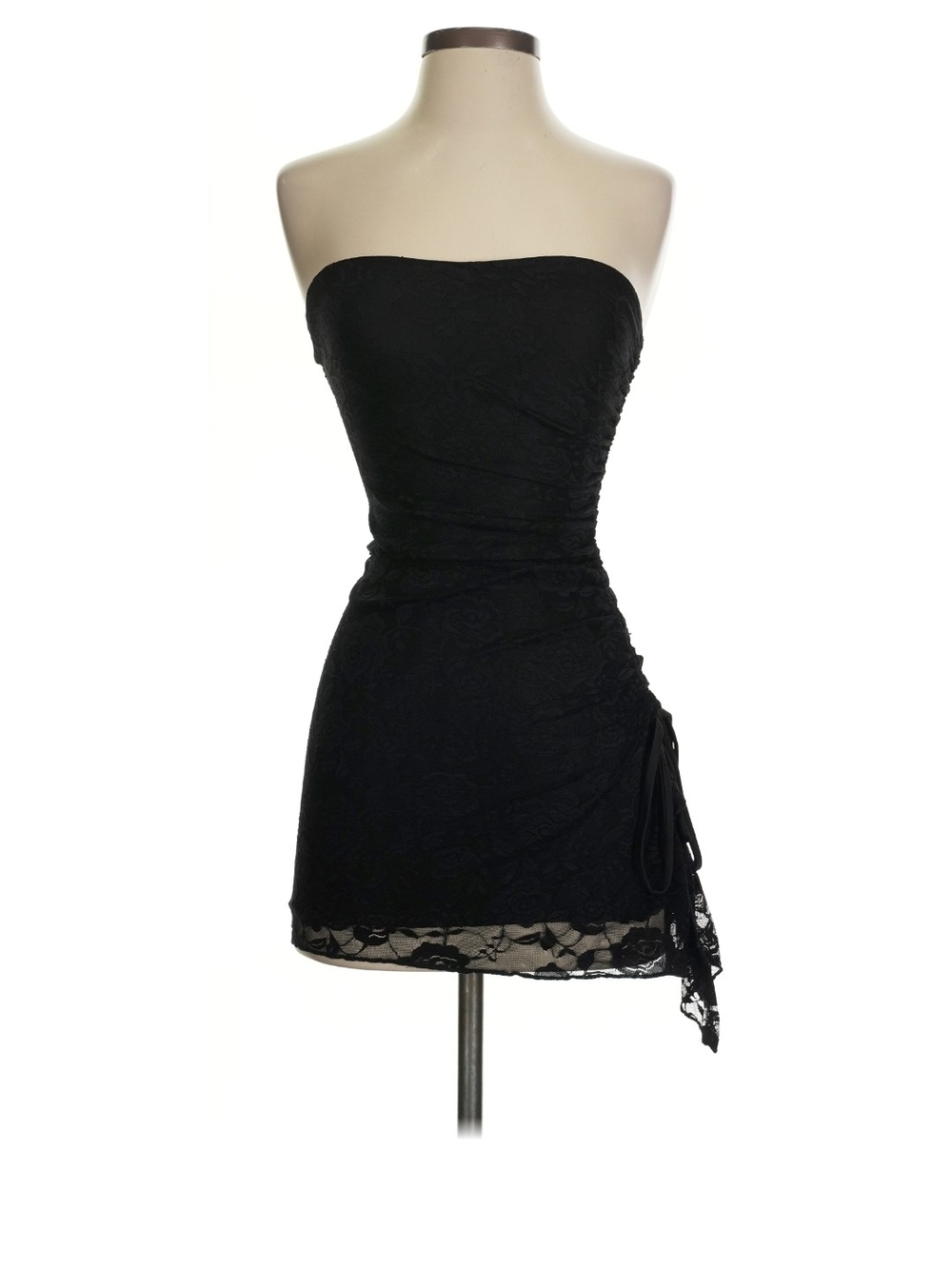 Princess Polly Black Strapless Lace Mini Dress (0)(NWOT) 🖤